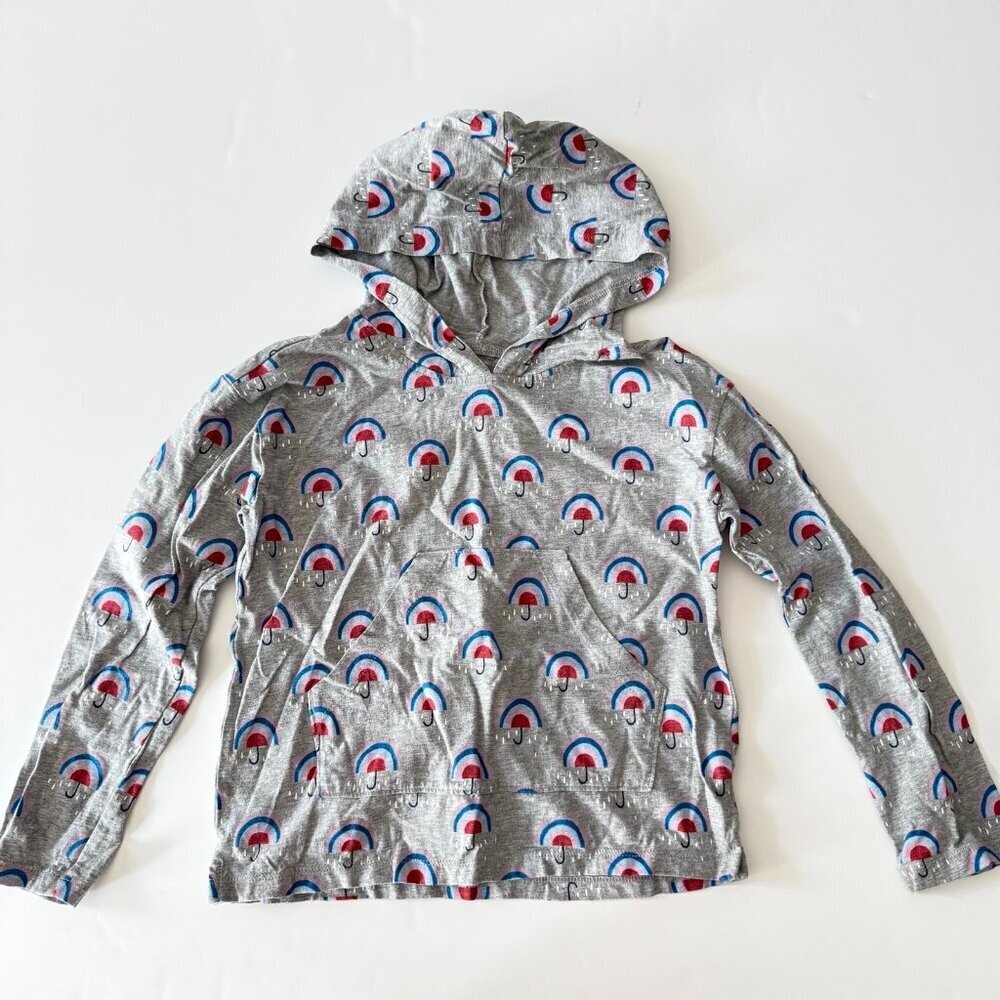 Tea Collection Boy Kids Hooded Top with Kanga Pocket 7 years EUC